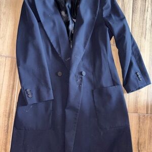 Zara Navy Blazer Dress with Satin Lining